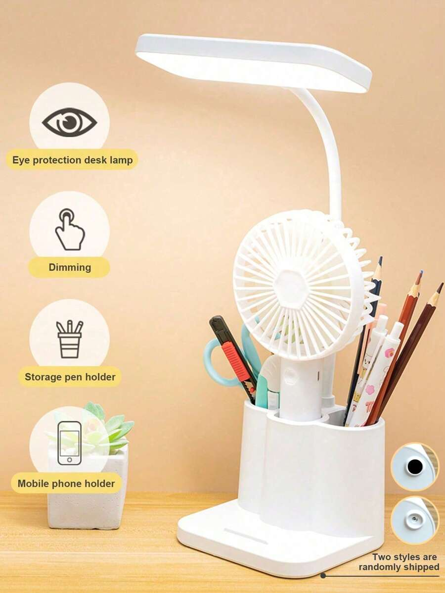 Multi-Functional LED Table Lamp – Rechargeable, Adjustable Brightness