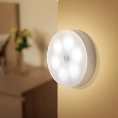 Motion Sensor LED Wall Light – Wireless & Battery-Powered