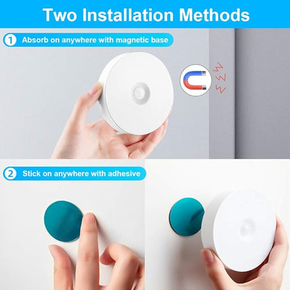 Motion Sensor LED Wall Light – Wireless & Battery-Powered