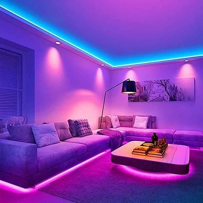 RGB LED Strip Lights with Remote Control (15 feet)