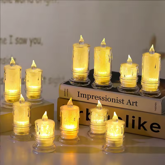 Flameless LED Candle Light – Battery Operated, Realistic Flickering Glow