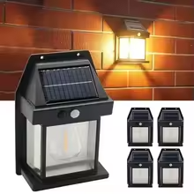 Rechargeable Solar Sensor Lamp – Motion Activated Outdoor Security Light