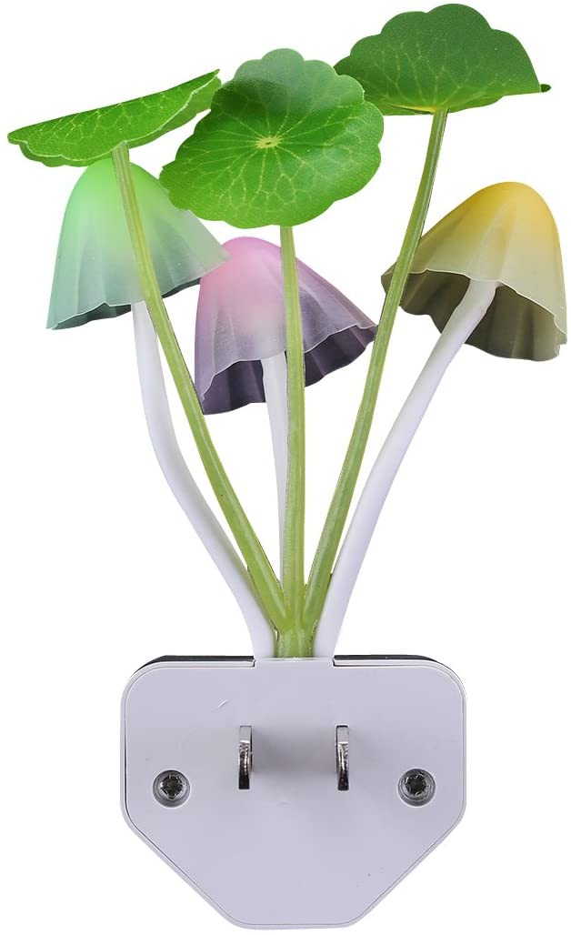 Mushroom LED Night Light – Auto Sensor, 7-Color Changing & Energy-Efficient