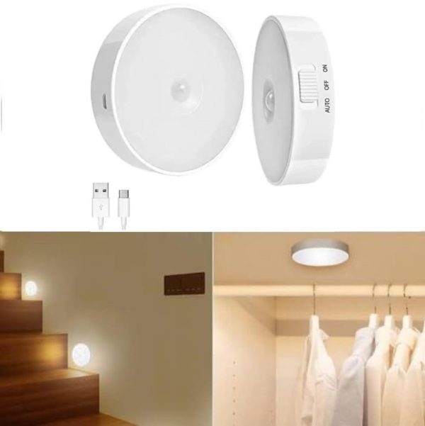 Motion Sensor LED Wall Light – Wireless & Battery-Powered