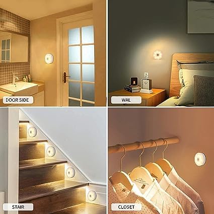 Motion Sensor LED Wall Light – Wireless & Battery-Powered