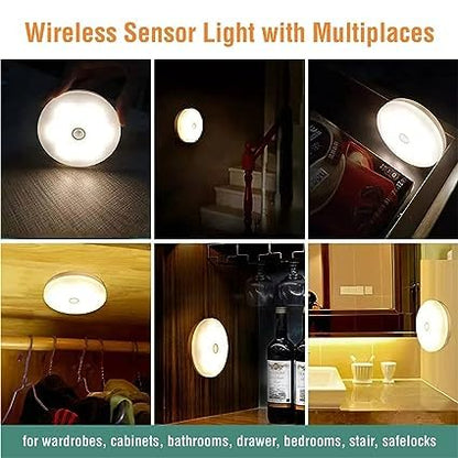 Motion Sensor LED Wall Light – Wireless & Battery-Powered